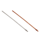 NVENT ERICO - Terminale aereo, filettatura metrica, in rame, M16, diametro 15,9 mm, lunghezza 2 m.