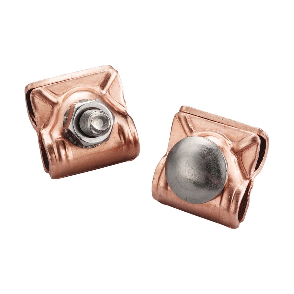 NVENT ERICO - Connettore trasversale tondo in rame, CROSS ROUND CONNECTOR, COPPER.