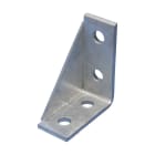 NVENT CADDY - Staffa angolare rinforzata 4 fori, destra, M10 vite 2-2 H corner gusset, right hand, M10 scr.
