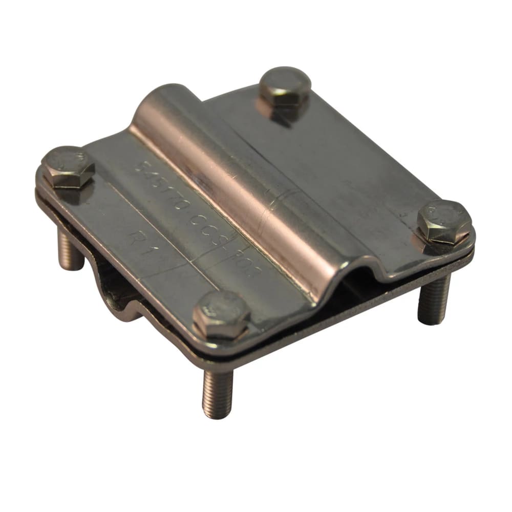 NVENT ERICO - Morsetto di messa a terra multifunzione, S304, 8 mm a trefoli e solido, ideale per varie applicazioni.