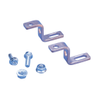 NVENT ERIFLEX - Kit di montaggio per serie di barre di messa a terra e neutro EB, due barre EBB KP per piastra di fondo.