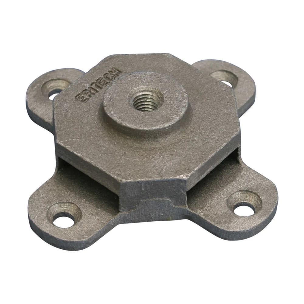 NVENT ERICO - Base terminali aerei, filettatura metrica, in alluminio, M16 Thread, AIR TERMINAL BASE, METRIC THREAD, ALUM, M16.