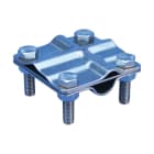 NVENT ERICO - Morsetto multifunzione per messa a terra in acciaio inossidabile, ideale per varie applicazioni.