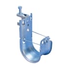 NVENT CADDY - Supporto per cavi J Cat HP con morsetto BC, 25 mm Diametro e 16 mm Max Flangia, CAT HP J-HOOK TO FL. 181201