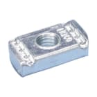 NVENT CADDY - Dado profilo per barra M8, acciaio zincato, senza molla, 6mm.