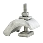 NVENT CADDY - Morsa con fissaggio per strutture pesanti in acciaio zincato a caldo, per tubi da 3 a 30 mm.