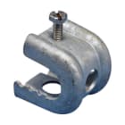 NVENT CADDY - Morsetto multifunzione a C, acciaio zincato a caldo, per putrella da 30 a 44 mm, resistente e versatile.
