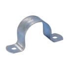 NVENT CADDY - 2HPS Cinghia a due fori per tubo da 1/2", 15 DN, 21.3mm OD, 2 H P STRAP 400679