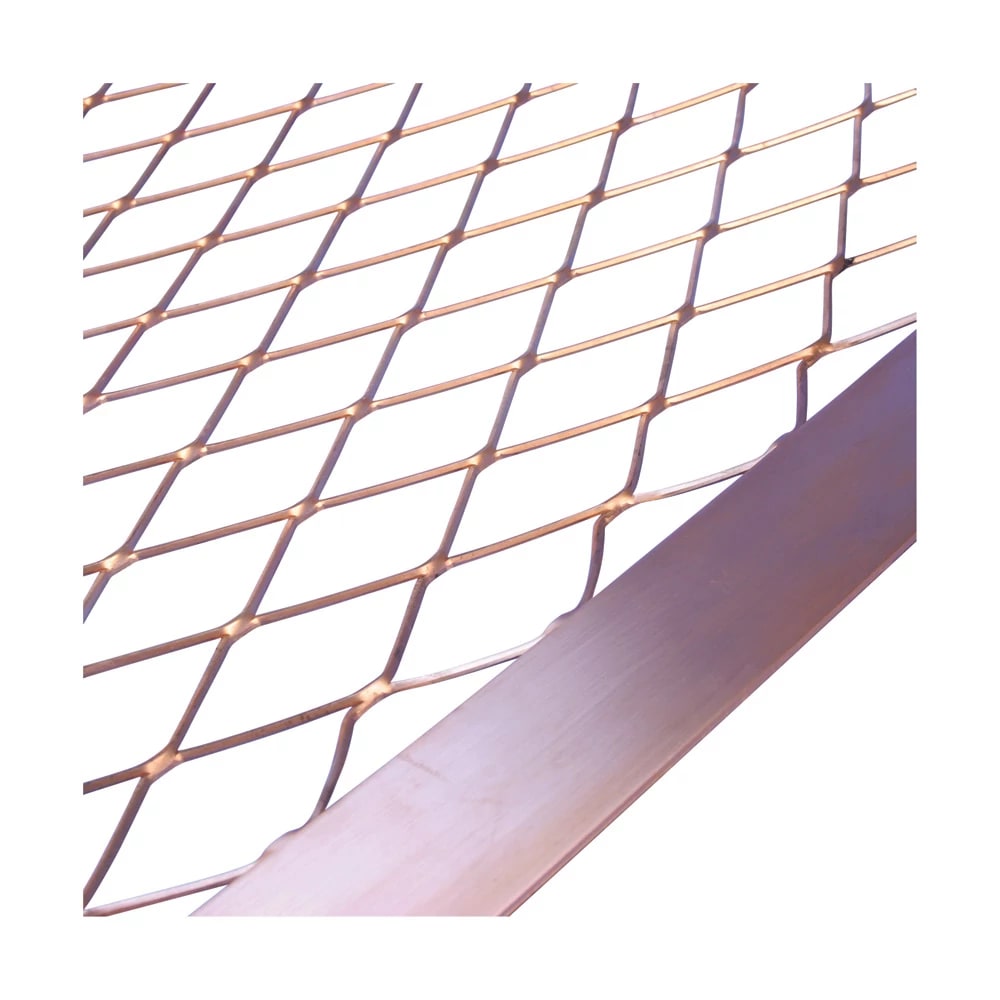 NVENT ERICO - Maglia in rame espansa con striscia, 2m x 1m x 2mm, ideale per progetti di design e decorazione. 504530