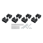 NVENT ERIFLEX - Flexbus Kit supporti trifase + neutro, 100mm x 175,5mm, disponibile in dimensioni 960, 1280 e 1810mm2, 3 poli.