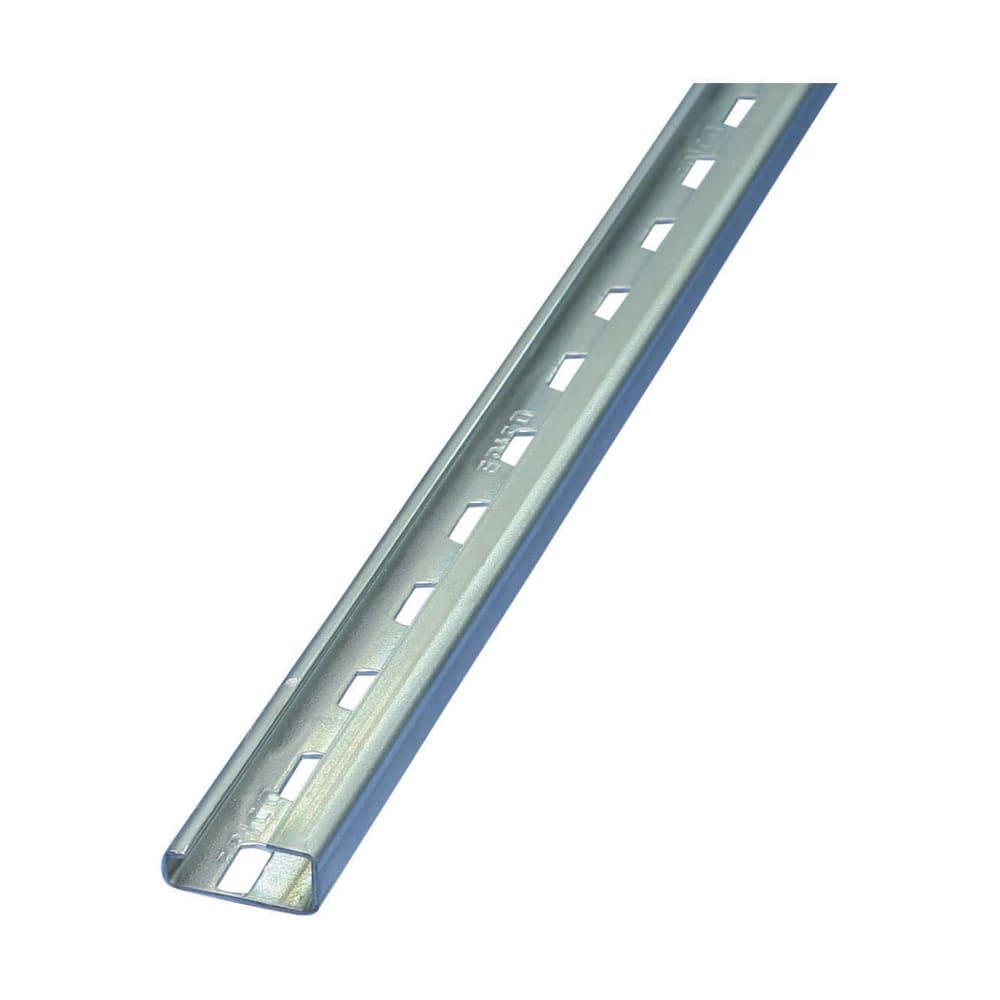 NVENT ERIFLEX - Guida DIN con profilo asimmetrico forato, lunghezza 2 m, PROFILO DIN PDRG 2 MT.