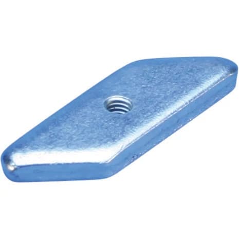 NVENT ERIFLEX - Dado per profilo strutturale SN per rotaia DIN, M5 thread in acciaio.