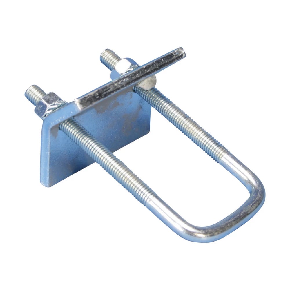 NVENT CADDY - Morsetto per profilo a C con bullone a U, profilo E4, E5, barra filettata M8 C-CHAN BEAM CLAMPU-BOLT,E4,E5 CHAN,M8 RO. 585110