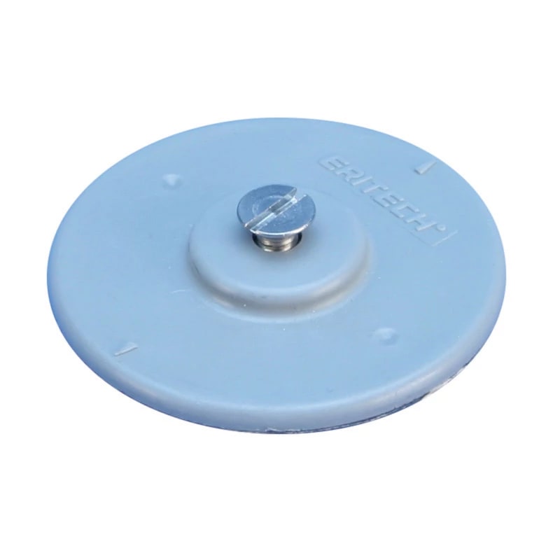 NVENT ERICO - Base adesiva in plastica grigio, plastic adhesive base gray. 711343