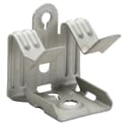 NVENT CADDY - Clip flangia fissaggio martello, montaggio inferiore, Acciaio Armonico, 21-28mm Flangia, EM1318, CLIP 21-28mm FLANGE M6 THRD.