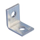 NVENT CADDY - Staffa angolare in acciaio con fori da 6,3 mm, PZ, ideale per montaggio angolare.