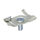 NVENT CADDY - Clip a torsione con montaggio ARMOUR, griglia a T 24 mm, vite M6 25 mm, 4G16, colore grigio, 1.5 mm di fissaggio, 24 mm di altezza - T-G.