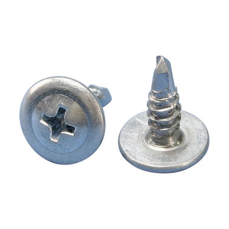 NVENT CADDY - Vite autofilettante e autoinserente da 4,2 mm e 12 mm, SMS8 self-drill tapp scr, M4 scr, 12mm scr.