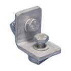 NVENT CADDY - Staffa angolare 2 fori, acciaio, HD, 58mm x 42mm, M10 vite, 1-1 H angle bracket, ST, 58mm x 42mm, M10.