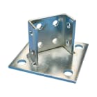 NVENT CADDY - Base per colonna a 45° per profilo strut tipo AA, HD, 150 mm x 100 mm POST BASESTRUT 45° TYPE AA,HD,150MM X 100