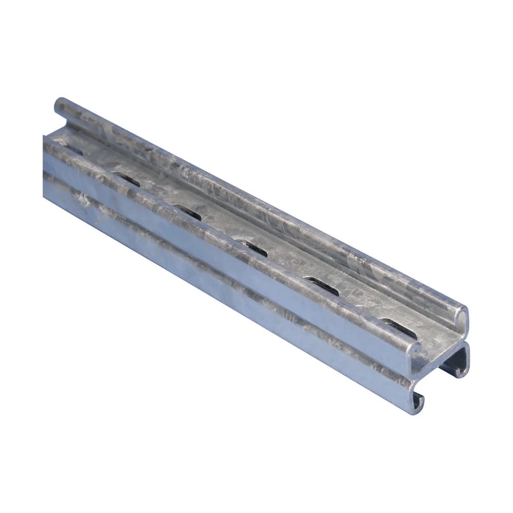 NVENT CADDY - profilo strutturale cc forato, 500x41x41x2,5mm, formato a freddo, asolato, saldato schiena contro schiena