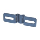 NVENT CADDY - Staffa supporto targhette con asole, 140 mm, ideale per segnaletica e display.