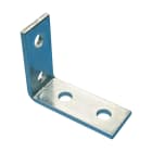 NVENT CADDY - Staffa angolare a 4 fori in acciaio zincato a caldo, dimensioni 102 mm x 86 mm, 2-2 H Corner Angle Bracket.