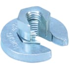 NVENT CADDY - Dado flangiato SNSW, M10 barra, 42.4 mm diametro.