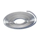 NVENT CADDY - Cinghia perforata SBP-C con bordo dritto, rivestimento in plastica, 19x10x3mm, foro 6,5mm.
