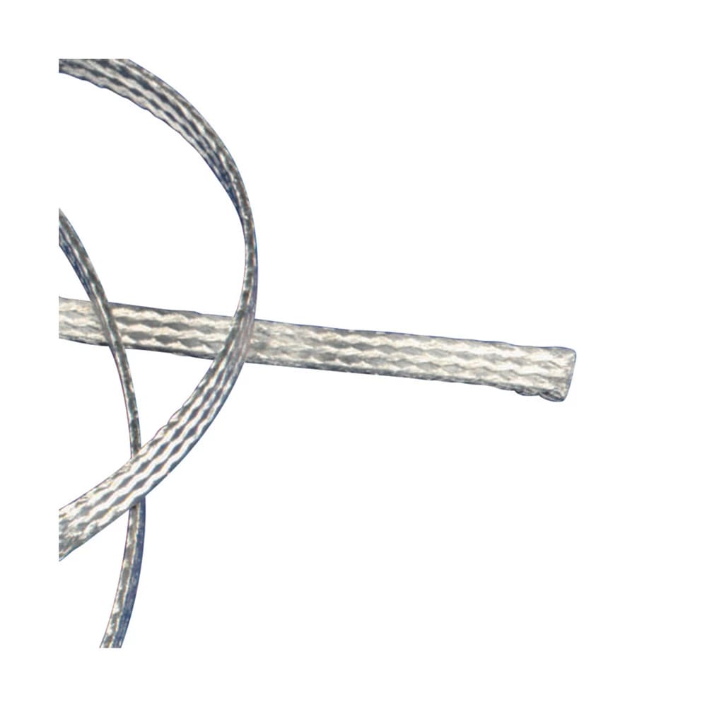 NVENT ERIFLEX - Treccia piatta in acciaio inox, bobina da 25 metri, sezione 25 mm².