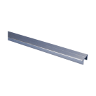 NVENT ERIFLEX - Profilo regolabile in ABS per supporto barra, 2.000 mm x 23 mm x 47 mm, non forato, in alluminio.