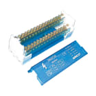 NVENT ERIFLEX - Distributore di potenza bipolare BD 40 A con 2 cavi lato linea e 15 connessioni lato carico, 16 uscite.