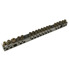NVENT ERIFLEX - Barra messa terra neutro doppia alluminio stagnato 34 connessioni mors usc all st.