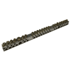 NVENT ERIFLEX - Barra messa terra neutro doppia alluminio stagnato 44 connessioni MORS TERRA NEUTRO DOPPIA 44 USC ALL ST.