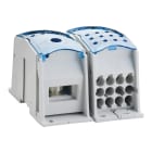 NVENT ERIFLEX - Ripartitore unipolare per distribuzione potenza, 500 A IEC, da conduttore piatto a 12 cavi in alluminio.