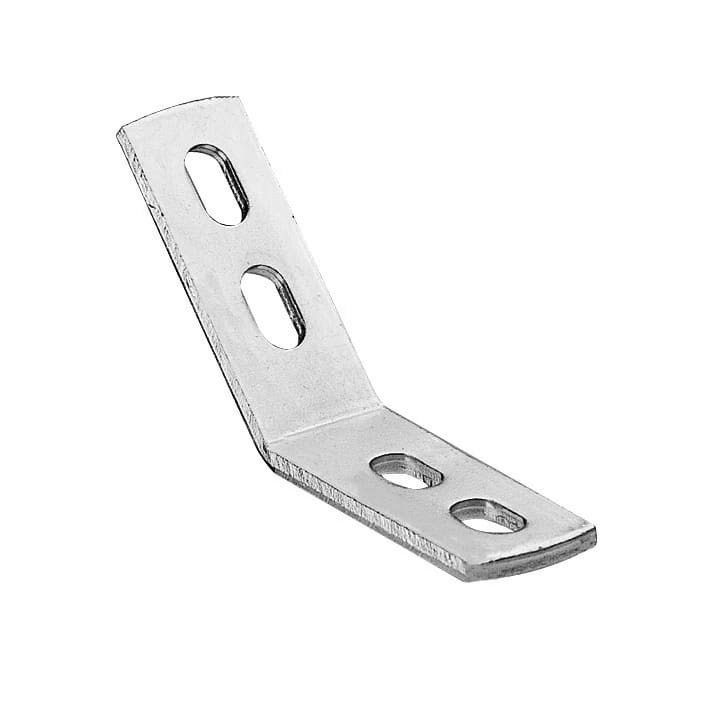 NVENT CADDY - Staffa angolare asolata angolo aperto profilo C 4 fori, E0, E0L, E1 C-CHANNEL 2-2 SLOT OPCOR AN BRACK.