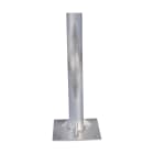 NVENT ERICO - Aluminum mast with base, 4m height, 69.9mm diameter.