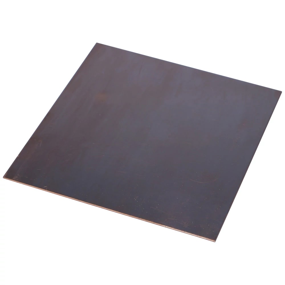 NVENT ERICO - Piastra di messa a terra in rame, 600 mm x 600 mm, senza pigtail, spessore 1,5 mm.