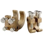 NVENT ERICO - Morsetto di messa a terra tondino spiralato per applicazioni pesanti, #8 Solido-4/0 A trefoli, 10 mm²-100 mm² A trefoli, 18-36 mm, #6-#11 REBAR GR CL,HD,8 SOL-4/0 STR,10MSTR-100M.