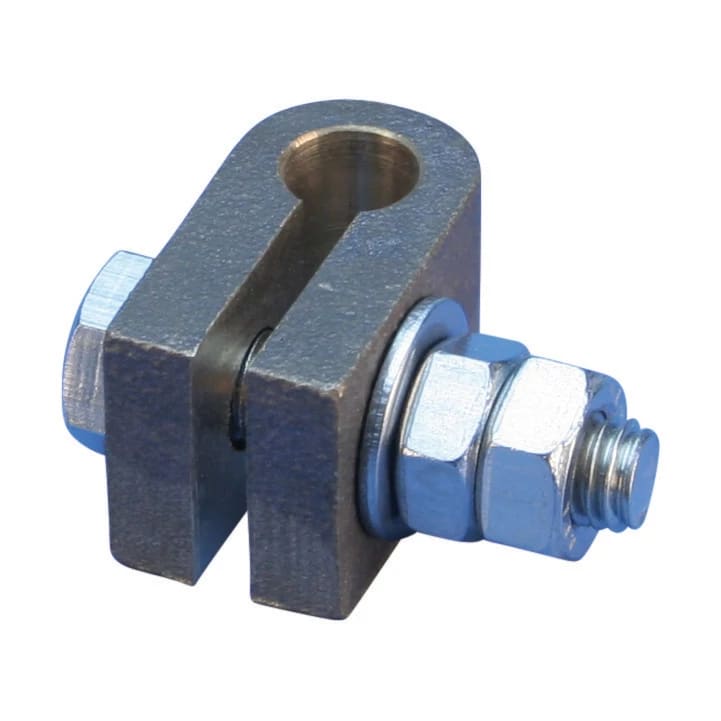 NVENT ERICO - Morsetto diviso per picchetto di terra, da barra filettata a bandella, 19 mm Max dia, M12 Thread, GR Rod Split Clamp, Rod Tape, 19M Max D, M1.
