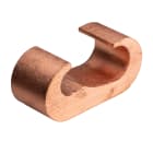 NVENT ERICO - E-crimp connector for copper grounding, 70-50 mm2 main, with 35-16 mm2 wire strands.