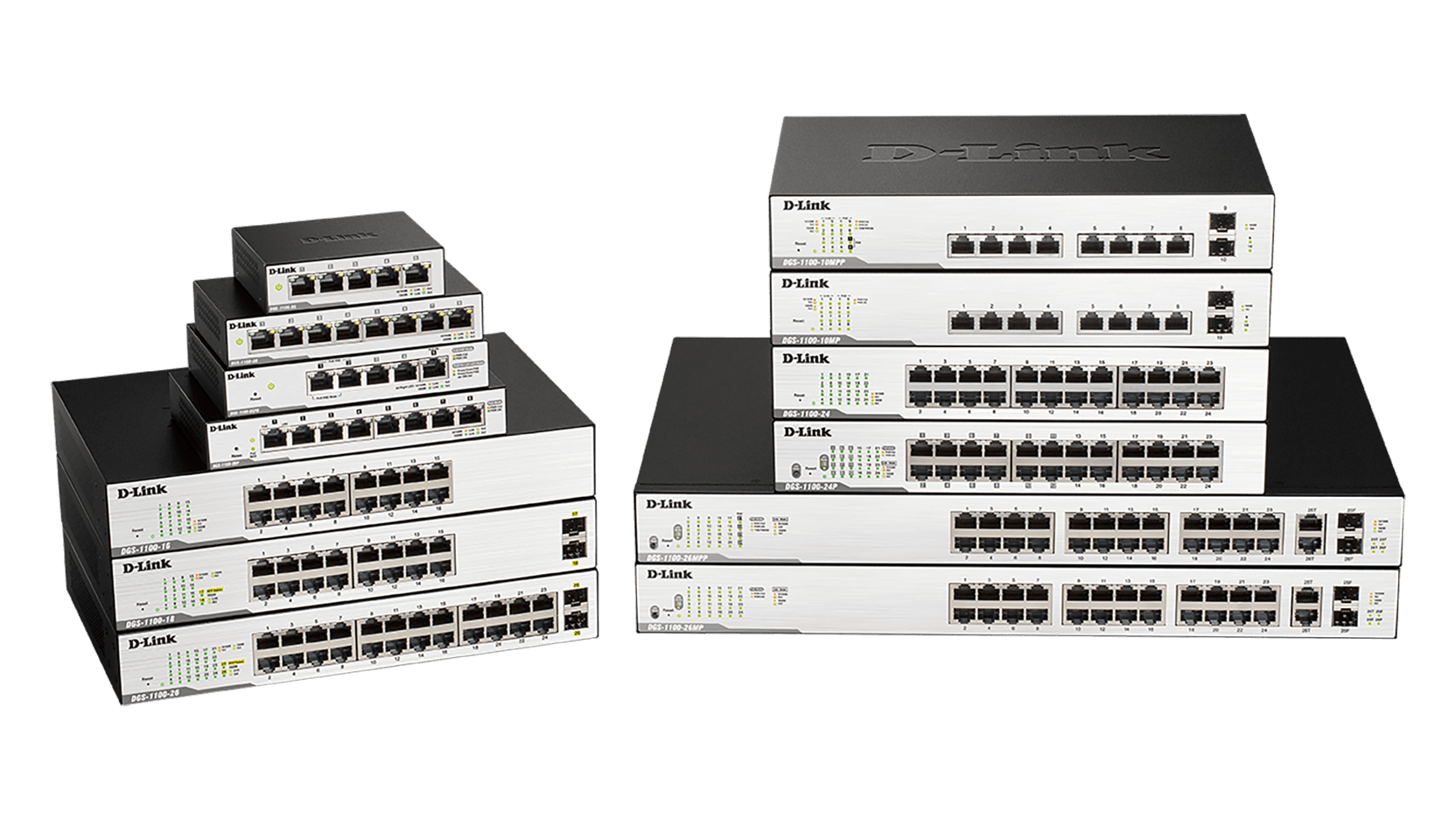 D_LINK - Switch smart 8 porte Gigabit Ethernet.