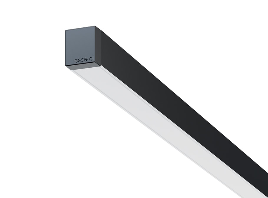 ESSE-CI - ENDO/PG PROFILO L=1000MM NERO OPACO