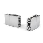 ETELEC - Connettore ad H con serraggio a vite in alluminio stagnato per connessioni unipolari in derivazione BH1616A