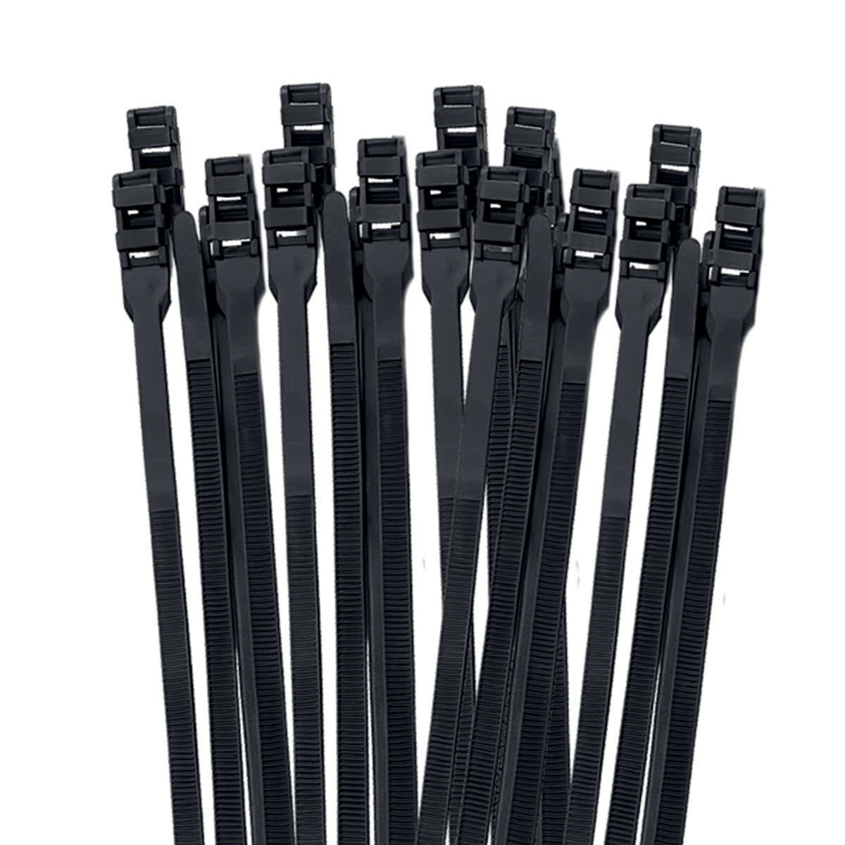 ETELEC - Collari di fissaggio in nylon Neri diametro di legatura 6-78 mm CL2659