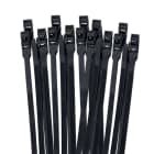 ETELEC - Collari di fissaggio in nylon Neri diametro di legatura 6-78 mm CL2659