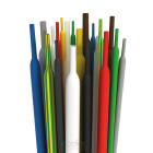 ETELEC - Guaina termorestringente rossa 2:1 in barre 1m a basso spessore per diametro cavo 5,7-8,6mm GT1120