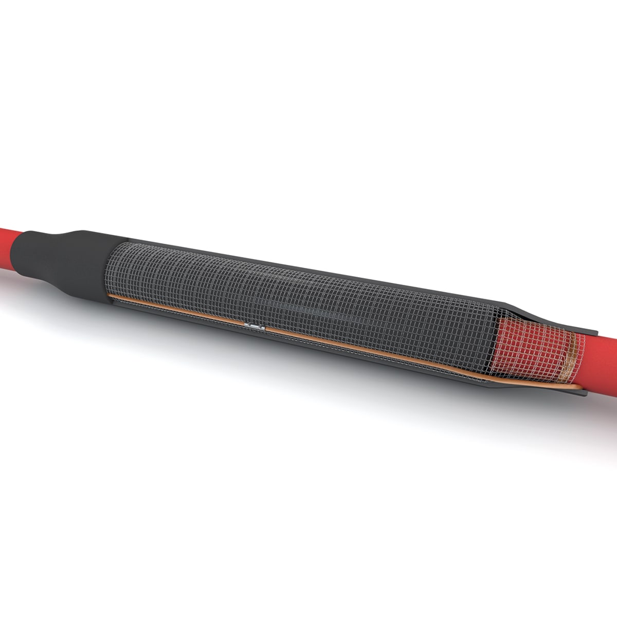 ETELEC - Giunto termorestringente per cavo unipolari 70-240mm2 con schermo a tubo Al fino a 24kV JT242401H5