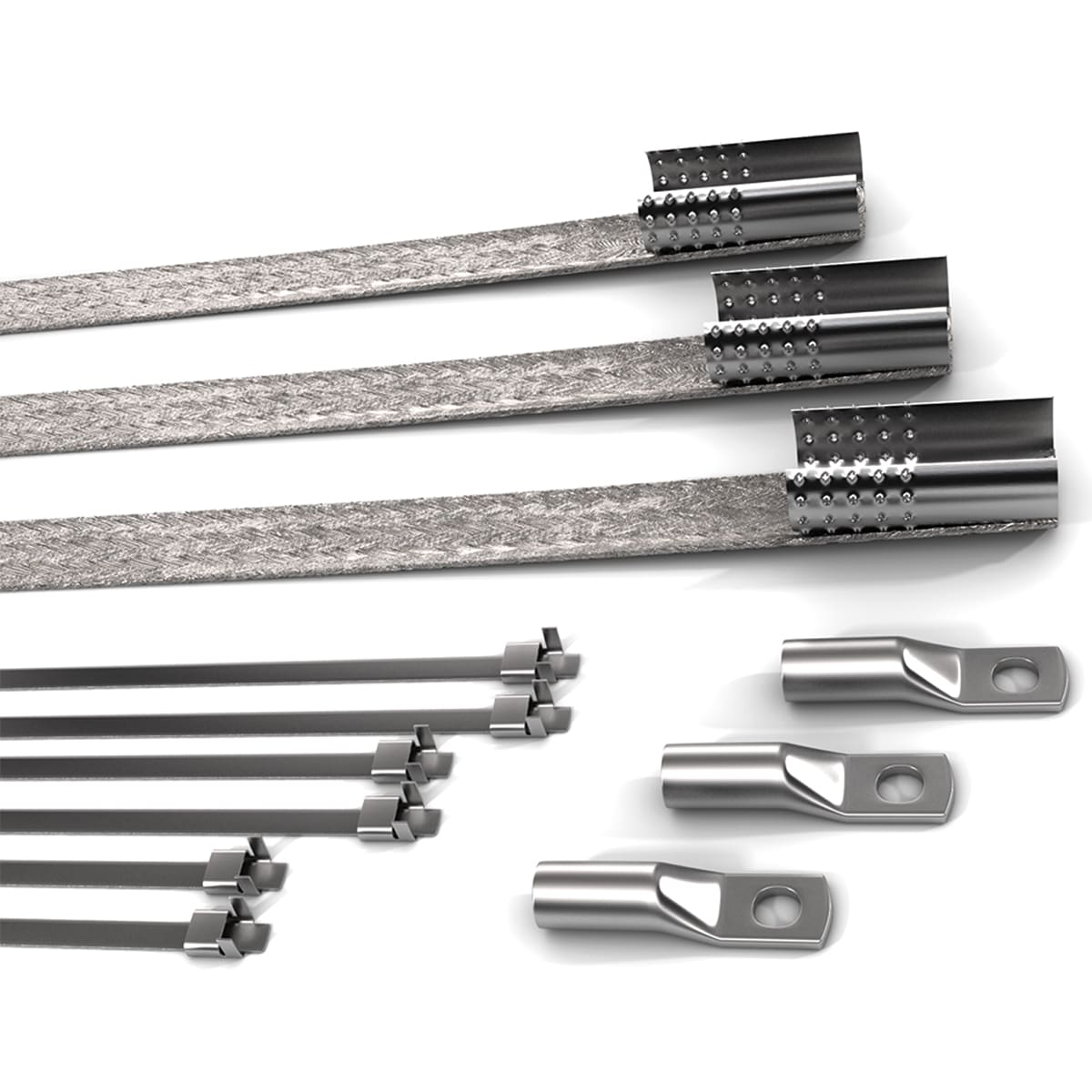 ETELEC - kit di collegamento della schermatura per terminali MT per cavi con diametro 30-50 mm K03H5TB