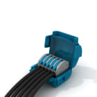 ETELEC - Dispositivo di connessione IPX8 ad isolamento in gel con 1 connettore a leve SBOX a 5 vie MJB215